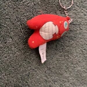 Red Plush Keychain